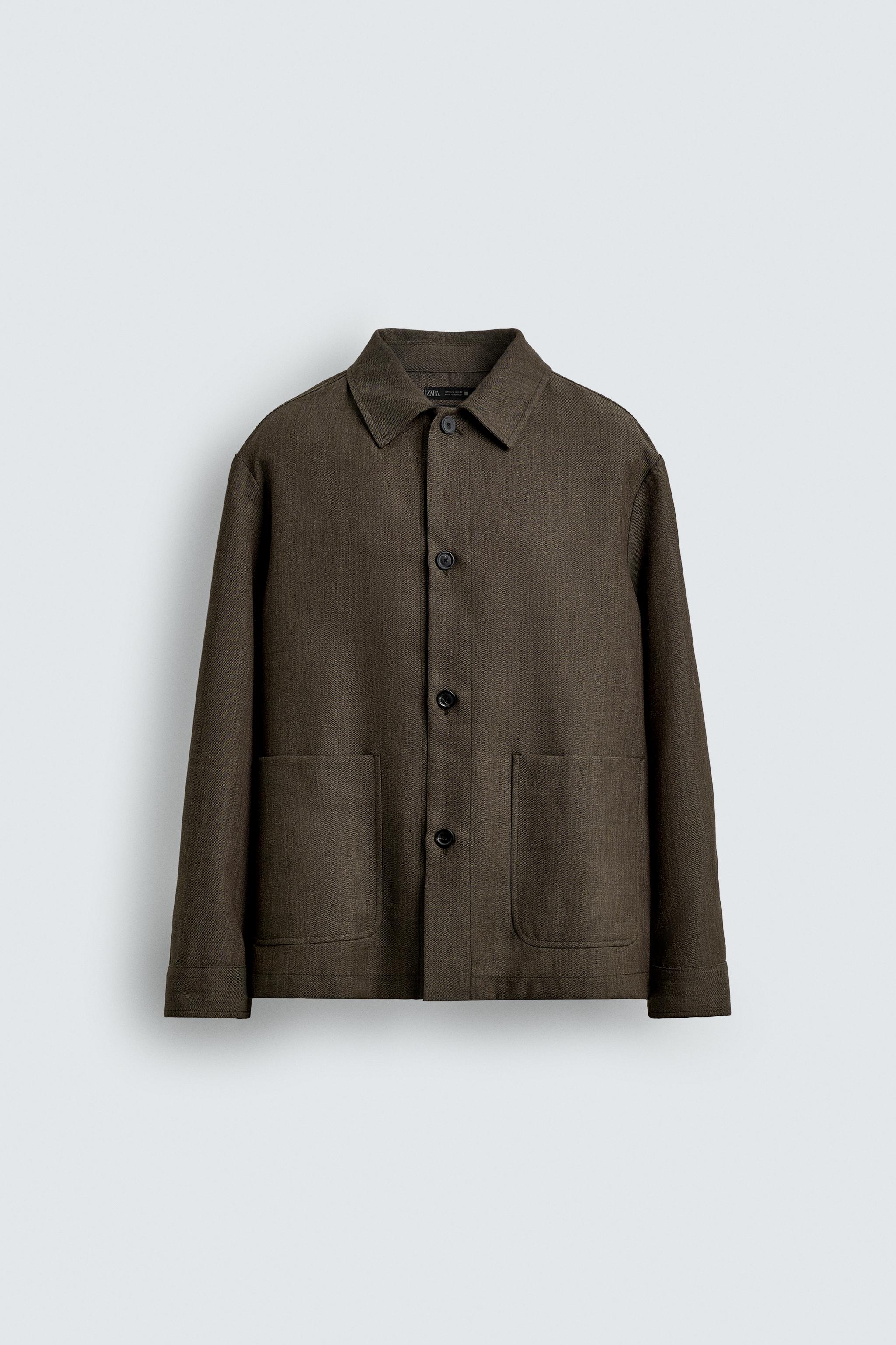 REGULAR FIT 100% WOOL OVERSHIRT